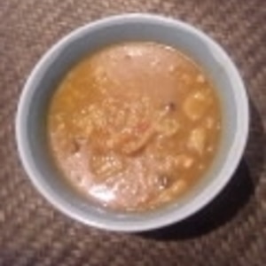 カレーリメイク☆きのこカレー雑炊